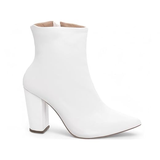 Torricella, Bota Cano Curto Feminina Salto Alto Grosso Verniz ou Napa Torricella