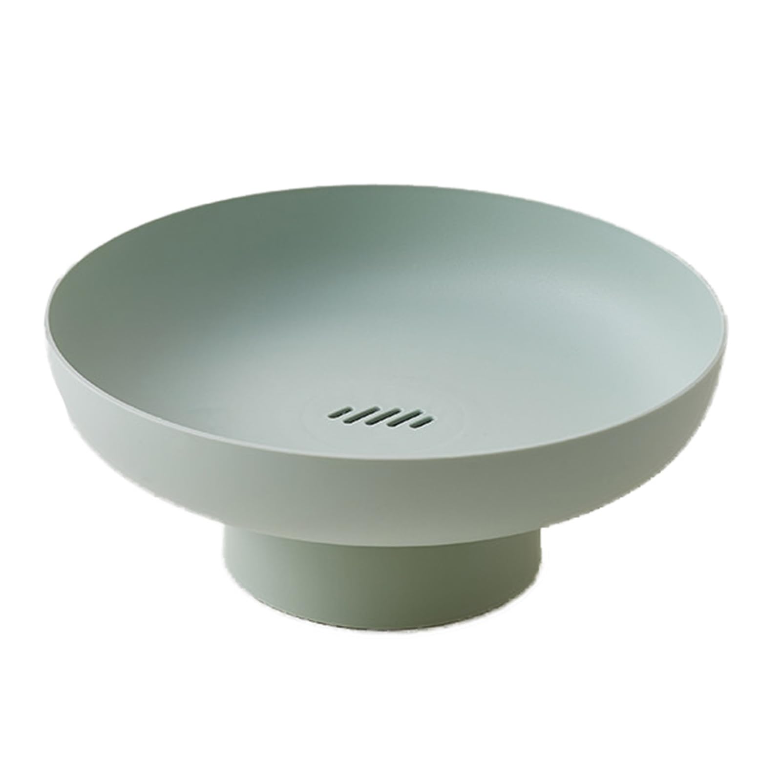 Plastic Round Tray,Household Snack,Removable Drain Board,Suitable for Displaying Fruit In the Living Room(Color1)