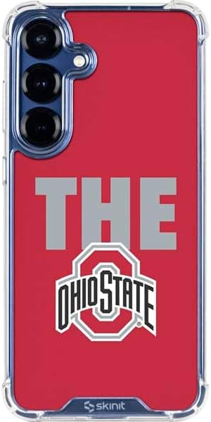 Skinit Clear Phone Case Compatible with Galaxy S25 - Officially Licensed Ohio State University The Ohio State Buckeyes Design