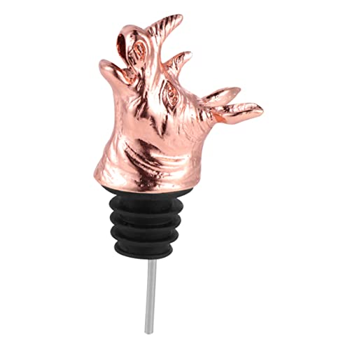 OFFSCH Unique Rhino Wine Pourer Animal Bottle Stopper Zinc Alloy Charcuterie Topper for Wine Lovers