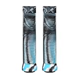 scooter bars size chart  ANASRI TTRS Store Scooter Grips Bike Grips 145 mm Soft Flangeless Longneck Bars Fit For Pro Stunt Scooter Grips y Fit for BMX Bikes Bars Blackamp; White (Color : BLU)