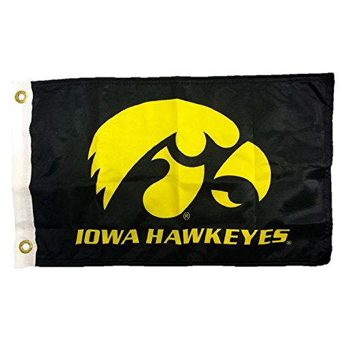 NCAA Iowa Hawkeyes Boat and Golf Cart Flag