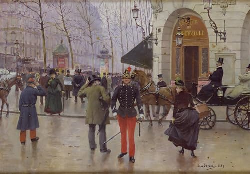 Toile d'art Jean Beraud peinture decorative de qualite premium