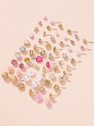 Image of Shining Diva Fashion 30 Pairs Combo Set Stylish Earrings for Women and Girls