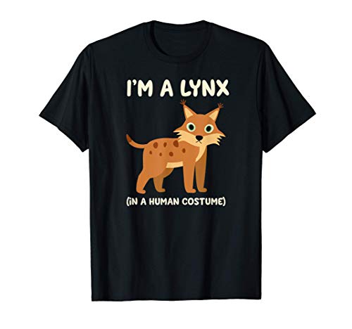 Lynx Costume Funny Halloween Graphic T-Shirt