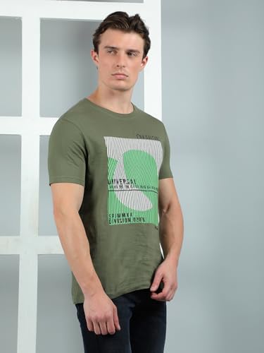 Image of Dollar Pack of 1 Cotton Printed Men Tshirt