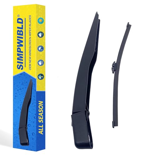 SIMPWIBLD Replacement for Ford Kuga 2013-2017/Ford Escape 2013-2018/Lincoln MKX 2016-2017 Rear Windshield Wiper Blade Arm Set, Easy to Install (set of 2)