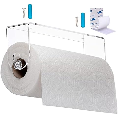 Srenta Clear Acrylic Paper Towel Holder Cover