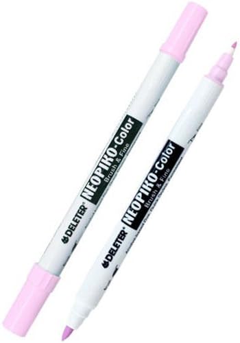 Deleter Neopiko - Marcador de color [tinta a base de alcohol, doble punta] [Color: (323) rosa lavanda] para diseño gráfico e ilustración profesional