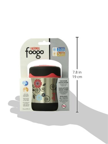 THERMOS 10 Ounce Food Jar, Poppy Patch