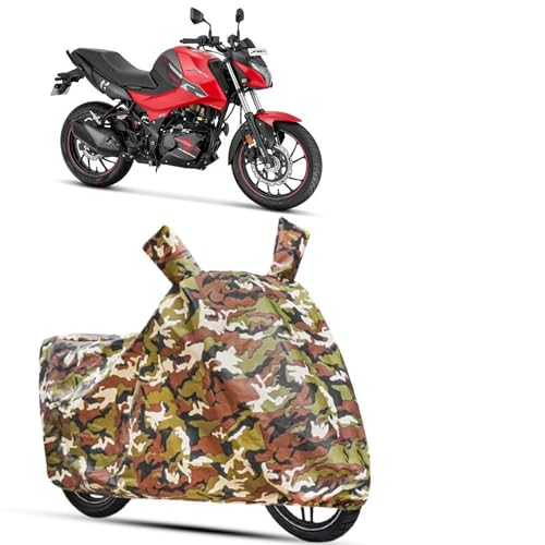 TEENOX - Double Layer Waterproof Bike/Scooter Body Cover Compatible for Hero Xtreme 160R 4V Upto 2025 Model | Multicolur
