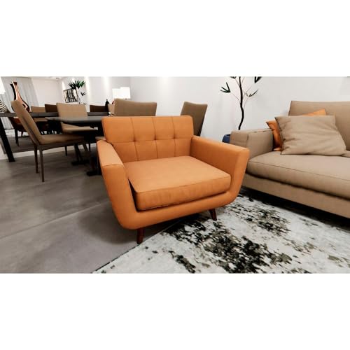 Tecido Para Sofá e Estofado Linho Monza 23 Cambraia Caramelo - Largura 1,40m Monza-23