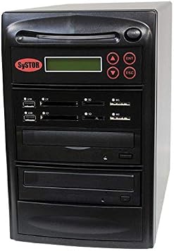 Systor Blu-ray BDXL Multi-Media Center Plus - Flash Memory Drive USB/SD/CF/MS/MMC & Disc Backup + 1-1 CD DVD BD Duplicator PMBC-P-BD-01