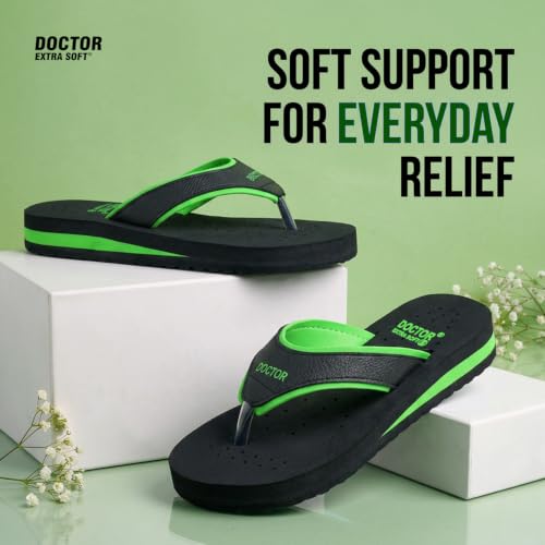 Image of DOCTOR EXTRA SOFT Care Diabetic Orthopedic Pregnancy Flat Super Comfort Dr Flipflops and House Slippers For Women's and Girl's