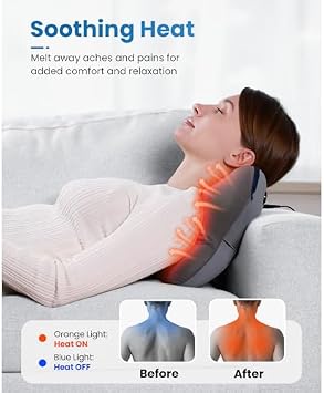 BOB AND BRAD EZBack Plus Corded Neck Massager and D6 Pro Max+ Massage Gun