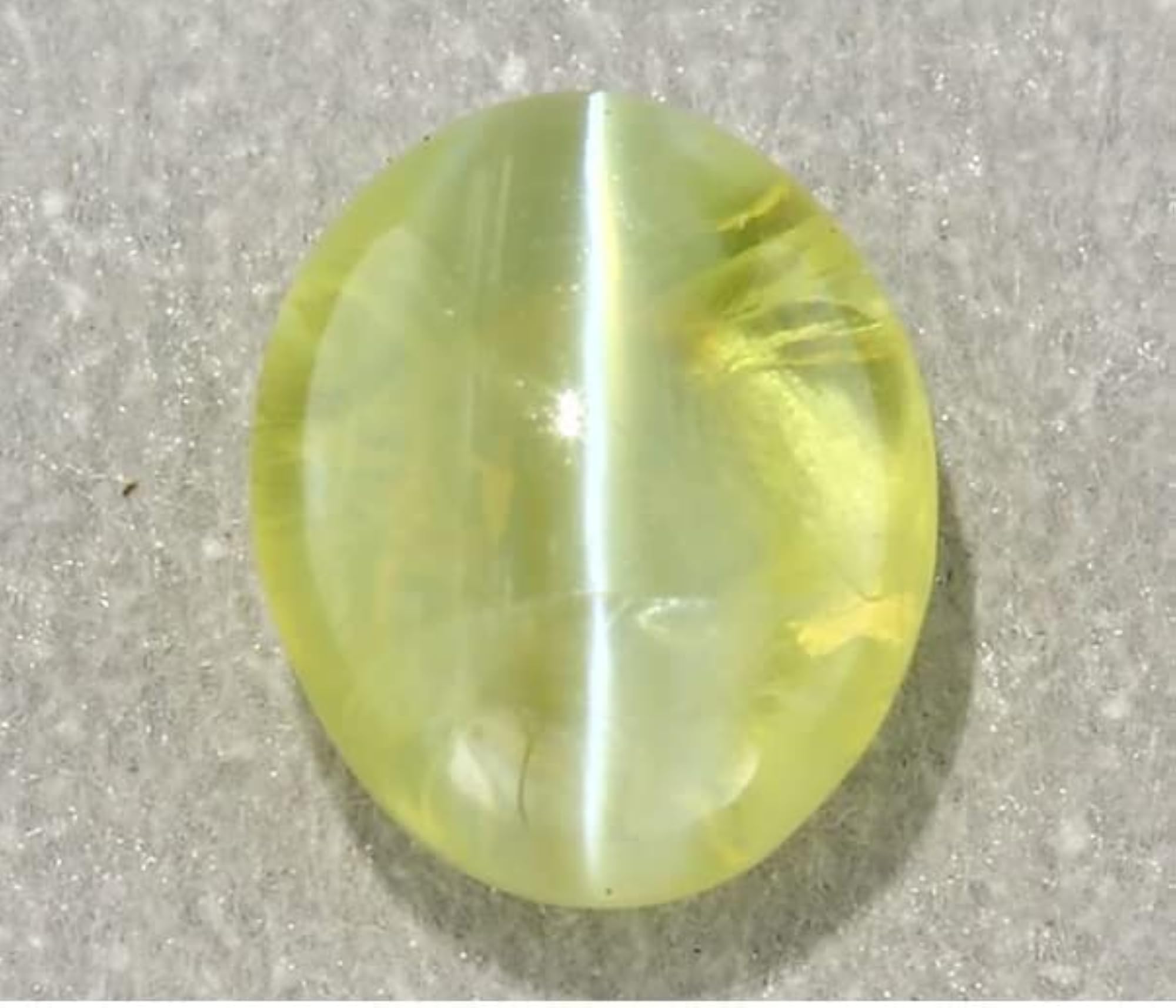 Natural Lehsuniya Birthstone Certified Cat's Eye Gemstone