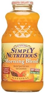 Knudsen Juice, Simply Nutritious Morning Blend 32 fl.oz (Pack of 6)