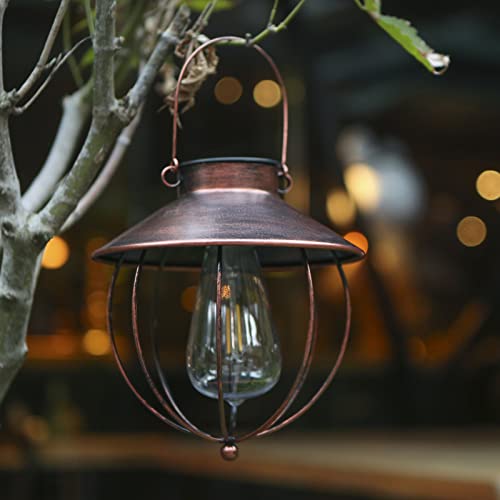 Lampe solaire d'extérieur suspendue étanche IP65 et applique murale - 7