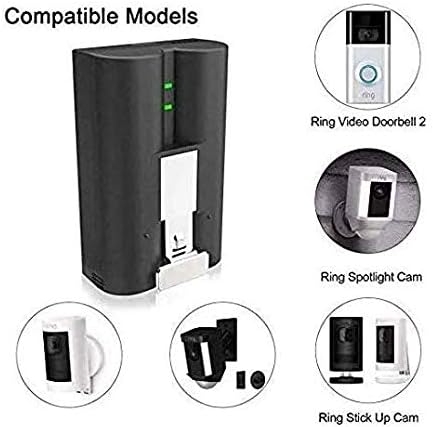 S7 2pack Ring Rechargeable Replacement Battery Compatible with Ring Video Doorbell 2 Ring Spotlight Cam and Ring Stick Up Cam…