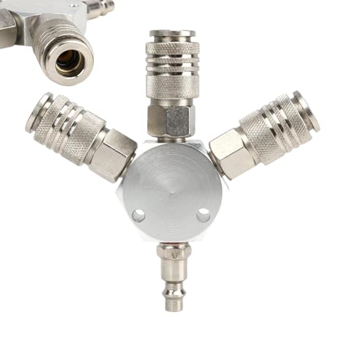 Accesorios de conexión rápida de 3 vías resistentes para compresor 2