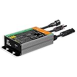 Y&H 500W Solar Grid Tie Inverter MPPT Pure Sine Wave DC26-46V Input AC180-260V Output for 36V Solar Panel Balcony Power Station