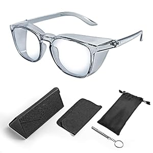 MATHARAGO Schutzbrille für Männer Frauen Krankenschwester Augenschutz mit kleinem Brillenschrauber