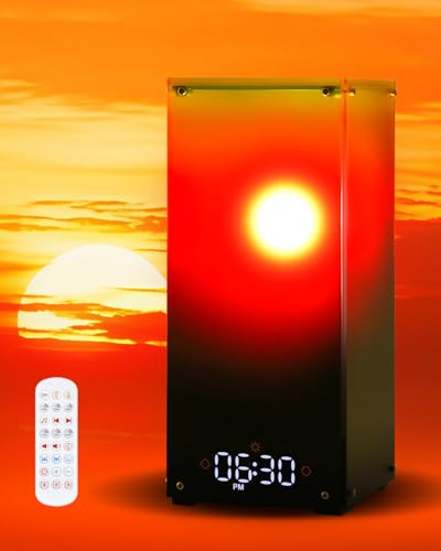 Sunset & Sunrise Table Lamp, Dimmable Ambient Desk Lamp with