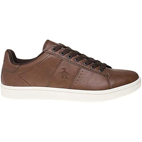 ORIGINAL PENGUIN Men's Steadman Trainers, Black (Black Mono 849), 8 UK Cover