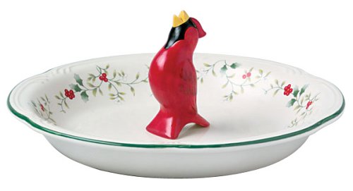 Pfaltzgraff Winterberry Plate with Pie Bird Dinnerware Set, Assorted