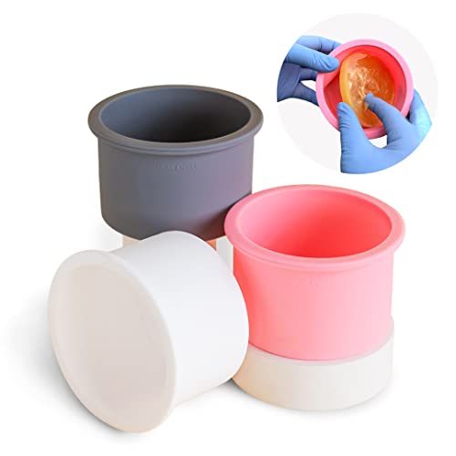 (3Pcs) Professional Silicone Wax Warmer Liner - Reusable, Eco-Friendly, Non-Stick & Easy to Clean - Wax Pot Liner Fits 14oz Wax Warmers