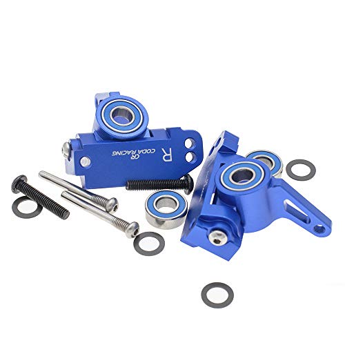 Coda Racing Rc Alloy Caster Block&Steering Blocks&Rear Stub Axle Carriers For Traxxas 1/10 2Wd Slash, Stampede, Rustler, Nitro Slash-Replaces Part 3736 3632 3752 #TOP3