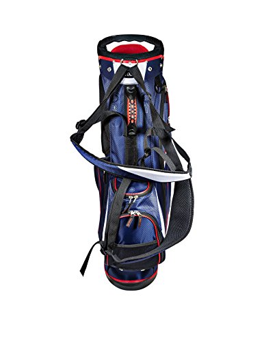 Club Champ Deluxe Stand Golf Bag, Red/White/Blue