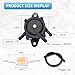 Fuel Pump for Kohler, and Oil Hose Compatible with Kohler 17HP-25HP Briggs 491922 808656 and Stratton John Deere LG808656 M138498 M145667 Honda Yamaha Small Engine Lawn Mower Tractor (A Set)
