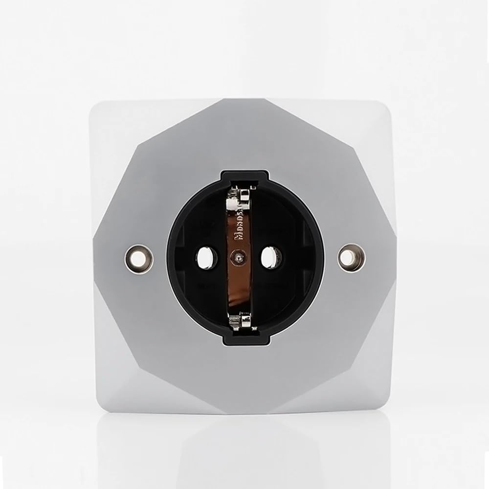 Monosaudio Prise Schuko en cuivre pourpre rhodié 16A
