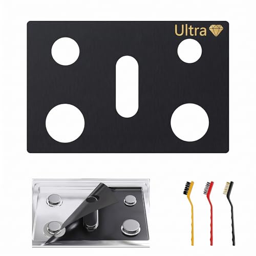 Stove Top Protector for Whirlpool Gas Range - 1 Pcs (Ultra Version)>0.6MM Thickened Reusable Spill Guard Liner Only Compatible with WFG550S0HB/WFG550S0HW/WFG550S0HV/WFG550S0LW/WFG550S0LB/WFG550S0LV