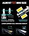 LASFIT 9005 HB3 LED Bulbs 60W 6000LM Super Bright, 2023 Upgrade 9005 LED Conversion Kits, 6000K Cool White 360 Adjustable Beam, 30000+ Hour Lifespan, IP67, Plug and Play (2 Bulbs)