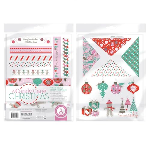 Topper Set A Candy Cane Christmas Tonic Studios pour carterie - 2