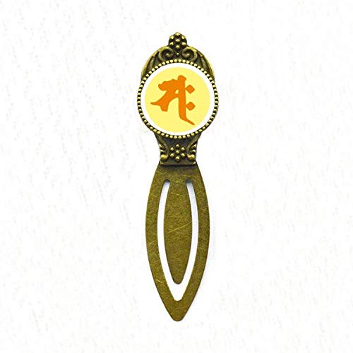 Marque-page bouddhisme sanskrit SAH rond style rétro pour livre de lecture