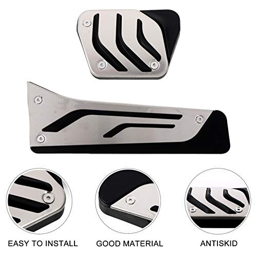 FAVOMOTO 2 peças de pedais de carro de freio de carro pedal de embreagem pedal capas de pedal de fre