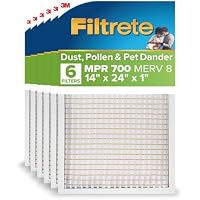 Filtrete 14x24x1 Air Filter, MERV 8, MPR 700, 6 HVAC Filters