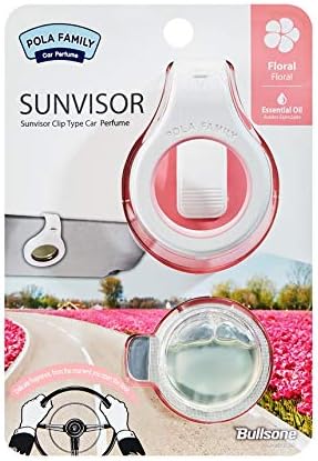 BullsonePola Family Natural Car Air Freshener, Luxury Car Perfume, Sun Visor Type - Floral Scent