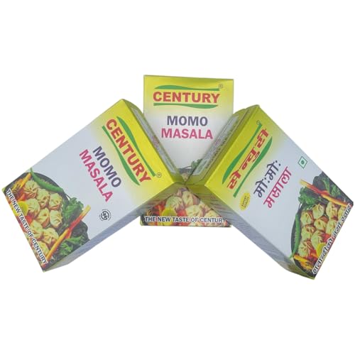 Century MOMO Masala Made in Nepal Pack of 3 Pcs Chinese Dumpling Spices 150 gm Net