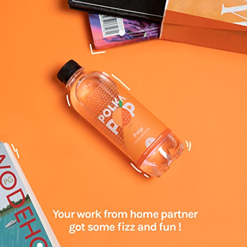 Image of POLKA POP Orange Naturally Flavoured Sparkling Water (Single Bottle, 300ml)