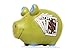 Produktbild Spardose Schwein "Pokerschwein" - grün, klein