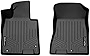 SMARTLINER All Weather Custom Fit Floor Mats 1st Row Liner Set Black Compatible with 2020-2023 Hyundai Sonata