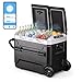 50L Kompressor Kühlbox mit Bluetooth-App, 2× UNABHÄNGIGE Temperaturregelung (-20°C bis 20°C), 12V/24V/230V, Rollen & Trennwand, Leise (45 dB) für Auto Caravan Camping