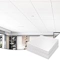 Art3d 12-Pack Smooth Drop Ceiling Tile 2ft x 2ft in White, PVC Ceiling Panel 24 x 24in.