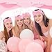 Wavyknot 25 Pcs Pink Spa Headband Bulk Pink Makeup Headbands for Washing Face Cute Bow Hairbands Soft Coral Fleece Hairbands for Women Face Skin Care Makeup Spa Gift Shower Yoga