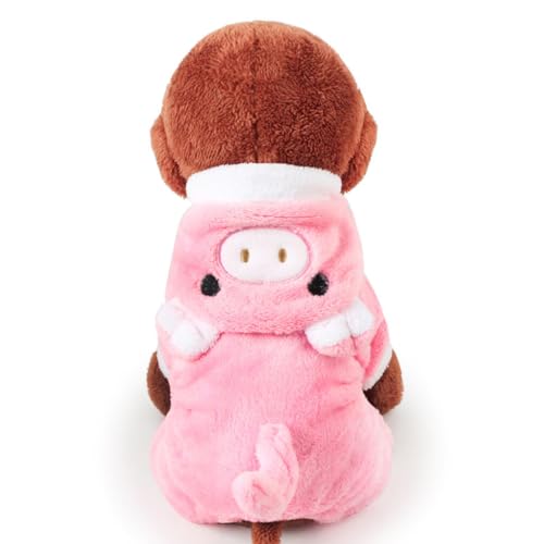Disfraz pequeño de cerdo para perro, talla M miniatura 7