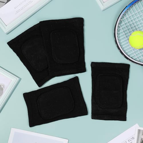 Image of Simgoing 18 Pcs Volleyball Knee Pads for Dancers, Cheerleaders, Breathable Knee Pads for Men Women Kids Knees Protective, Knees Brace for Volleyball Dance Tennis Workout Climbing(L,Black)